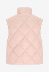 Moncler Biois Padded Down Vest Pink L10931A00117-59815-50H