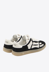 Amiri Pacific Bones Suede Low-Top Sneakers Black AMSNSN1040--001