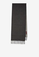 GG Wool and Cashmere Scarf