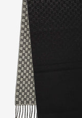 GG Wool and Cashmere Scarf