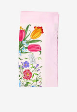 Printed Silk Twill Scarf