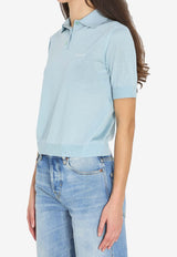 Logo-Embroidered Short-Sleeved Polo T-shirt