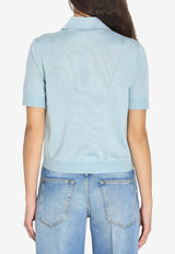 Logo-Embroidered Short-Sleeved Polo T-shirt