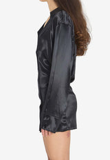 The Attico V-neck Mini Dress 260WCA00462-102AA-100