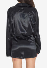 The Attico V-neck Mini Dress 260WCA00462-102AA-100