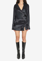 The Attico V-neck Mini Dress 260WCA00462-102AA-100