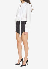 Long-Sleeved Tailored Mini Dress