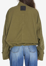 The Attico Military Zip Bomber Jacket 260WCB00103-123OD-081
