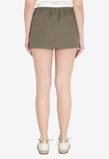 Elasticated Mini Skirt