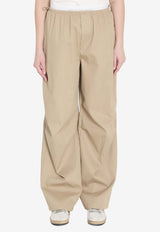 Wide-Leg Track Pants