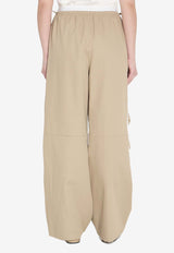 Wide-Leg Track Pants