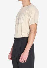 Maison Margiela Logo-Printed Crewneck T-shirt S51GC0544-S24575-119