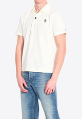 Moncler Grenoble Logo Patch Polo T-shirt Off-white L10978A00004-89AVZ-034