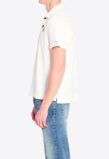 Moncler Grenoble Logo Patch Polo T-shirt Off-white L10978A00004-89AVZ-034