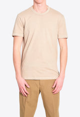James Perse Combed Crewneck T-shirt Beige MLJ3311--LKK