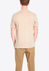 James Perse Combed Crewneck T-shirt Beige MLJ3311--LKK
