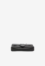 Jacquemus Le Bambino Chaine Leather Crossbody Bag Black BAW00453AC-27L14-990