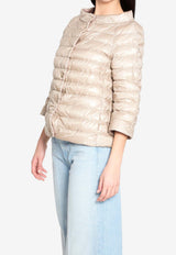 Herno Reversible Short Down Jacket Pink PI0769D-12017Z-4019
