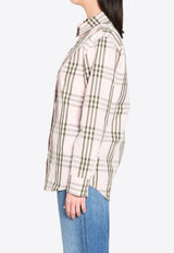 Burberry Checked Long-Sleeved Shirt Multicolor 8127212--A5961