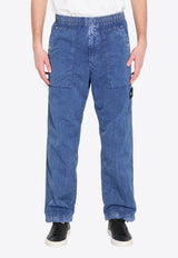 Stone Island Loose Denim-Like Pants Blue L1S143100001-S0J19-V0021