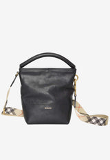 Burberry Mini B Clip Bucket Bag Black 8123594--A1189