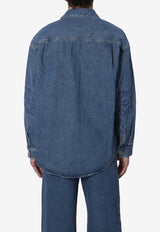 Loewe Anagram Denim Overshirt Blue H526Y1DW27--5475