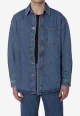 Loewe Anagram Denim Overshirt Blue H526Y1DW27--5475