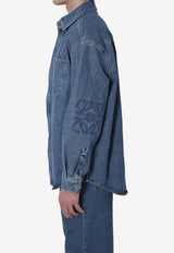 Loewe Anagram Denim Overshirt Blue H526Y1DW27--5475