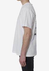 Gucci Logo and Symbols Print T-shirt White 855021-XJHQK-9051