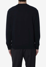 Gucci Logo Print Crewneck Sweatshirt Blue 854224-XJHNA-4794