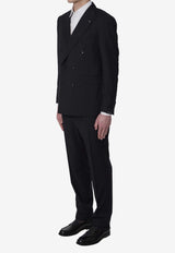 Tagliatore Super 110S Double-Breasted Suit Blue 2FNJ20B01060004-B5083-1254
