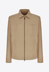 Linen and Silk Shirt Jacket