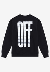 Off-White Kids Boys Don't Bother Me Sweatshirt OBBA001F25FLE006/R_OFFW-1025