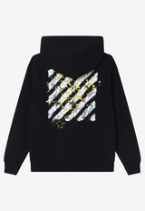 Off-White Kids Boys Diagonal Splat Logo Sweatshirt OBBB001F25FLE005/R_OFFW-1018
