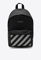Off-White Reflective Logo Backpack Black OBNB001F25FAB001/R_OFFW-1080
