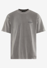 Represent Owner's Club Faded Crewneck T-shirt Gray OCM41114-48_GREY