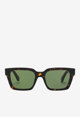 Off-White Branson Square Sunglasses Green OERI111C99PLA001/Q_OFFW-6055