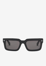 Off-White Clip-On Square Sunglasses Gray OERI130C99PLA001/Q_OFFW-1007
