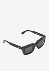 Off-White Clip-On Square Sunglasses Gray OERI130C99PLA001/Q_OFFW-1007