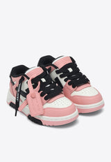 Off-White Kids Girls Out Of Office Low-Top Sneakers Pink OGIA007S25LEA001/Q_OFFW-3010