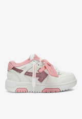 Off-White Kids Girls Out Of Office Low-Top Sneakers White OGIA007S25LEA002/Q_OFFW-0130