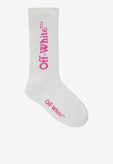 Off-White Signature Logo Socks OGRA003F25KNI002/R_OFFW-0132