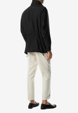 Tom Ford Zip Collar Field Jacket OJM016-FMS040S25 LB999 Black