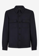 Tom Ford Light Wool Chest Pocket Outershirt OJS016-FMW063 HB825