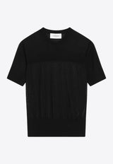 Sportmax Okra Rib Knit T-shirt Black OKRAWO/R_SPORM-006