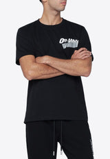 Off-White Cupid Tape Logo T-shirt Black OMAA027F25JER00B/R_OFFW-1001