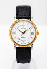 OMEGA De Ville Kuwait Coat of Arms Stainless Steel Watch Black 75002300_TH