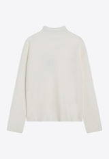 Max Mara Orlaya High-Collar Sweater Ivory ORLAYAWS/R_MAXM-001