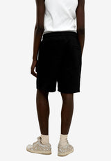 ONLY THE BLIND Nocturnal Tiger Embroidered Shorts Black OTB-BS1477_BLACK