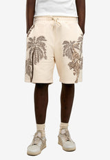ONLY THE BLIND Sandstorm Tiger Embroidered Shorts Beige OTB-BS1480_BEIGE